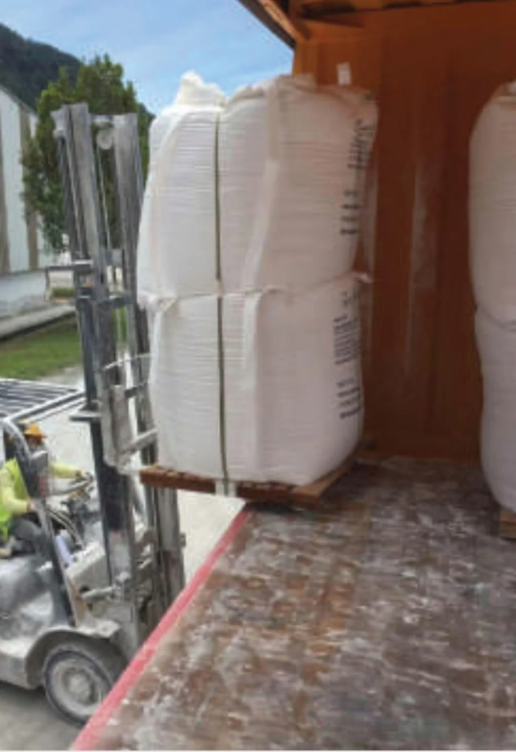 Industrial loading work